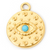 Médaille oeil bleu