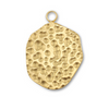 Médaille ovale martelée