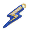 Foudre bleu foncé