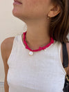 Collier Rose & Charm Roses et Or