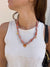 Collier Floral & Charms Oranges